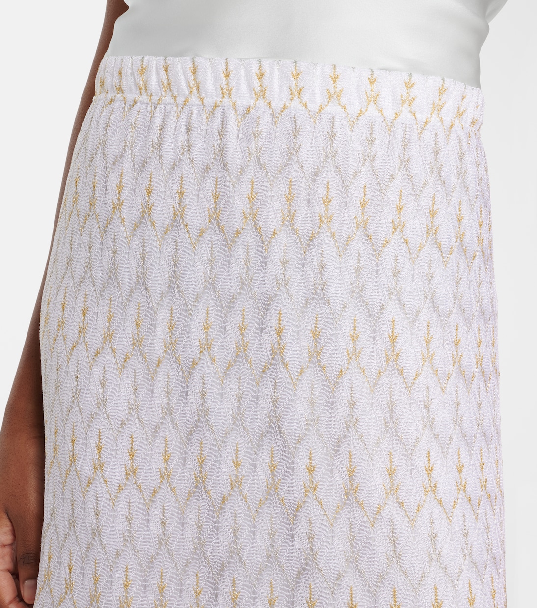 Lamé maxi skirt | Missoni