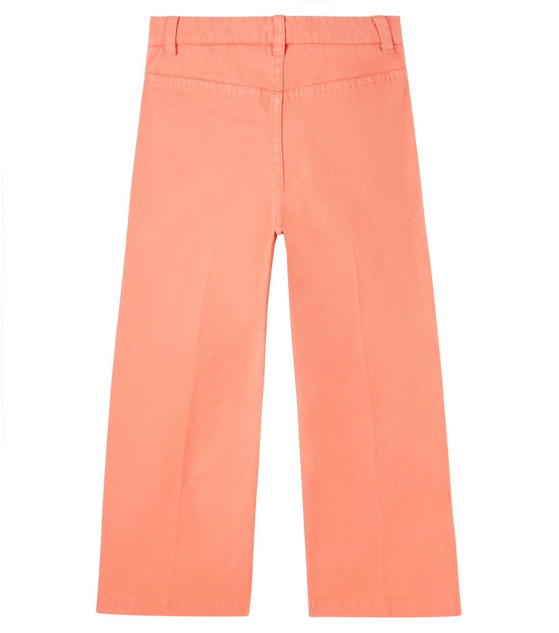 Logo pleated cotton pants  | Chloé Kids