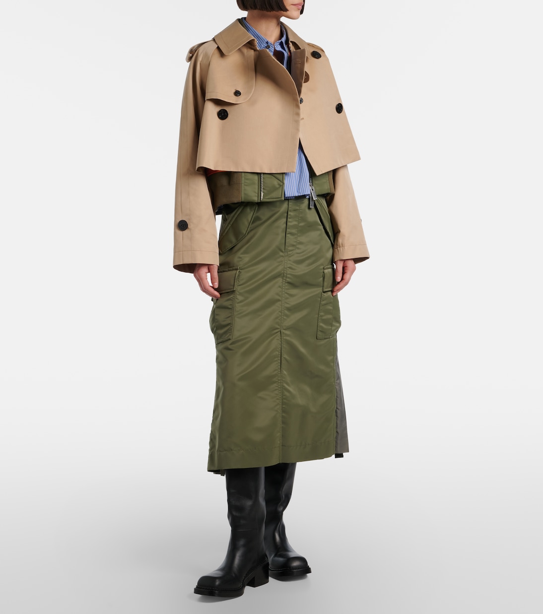 Bomberjacke aus einem Baumwollgemisch | Sacai