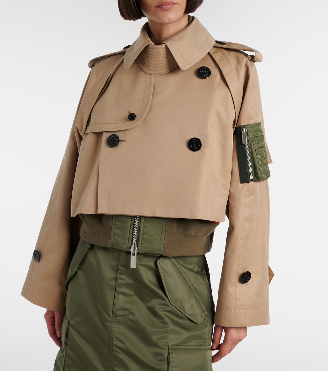 Bomberjacke aus einem Baumwollgemisch | Sacai