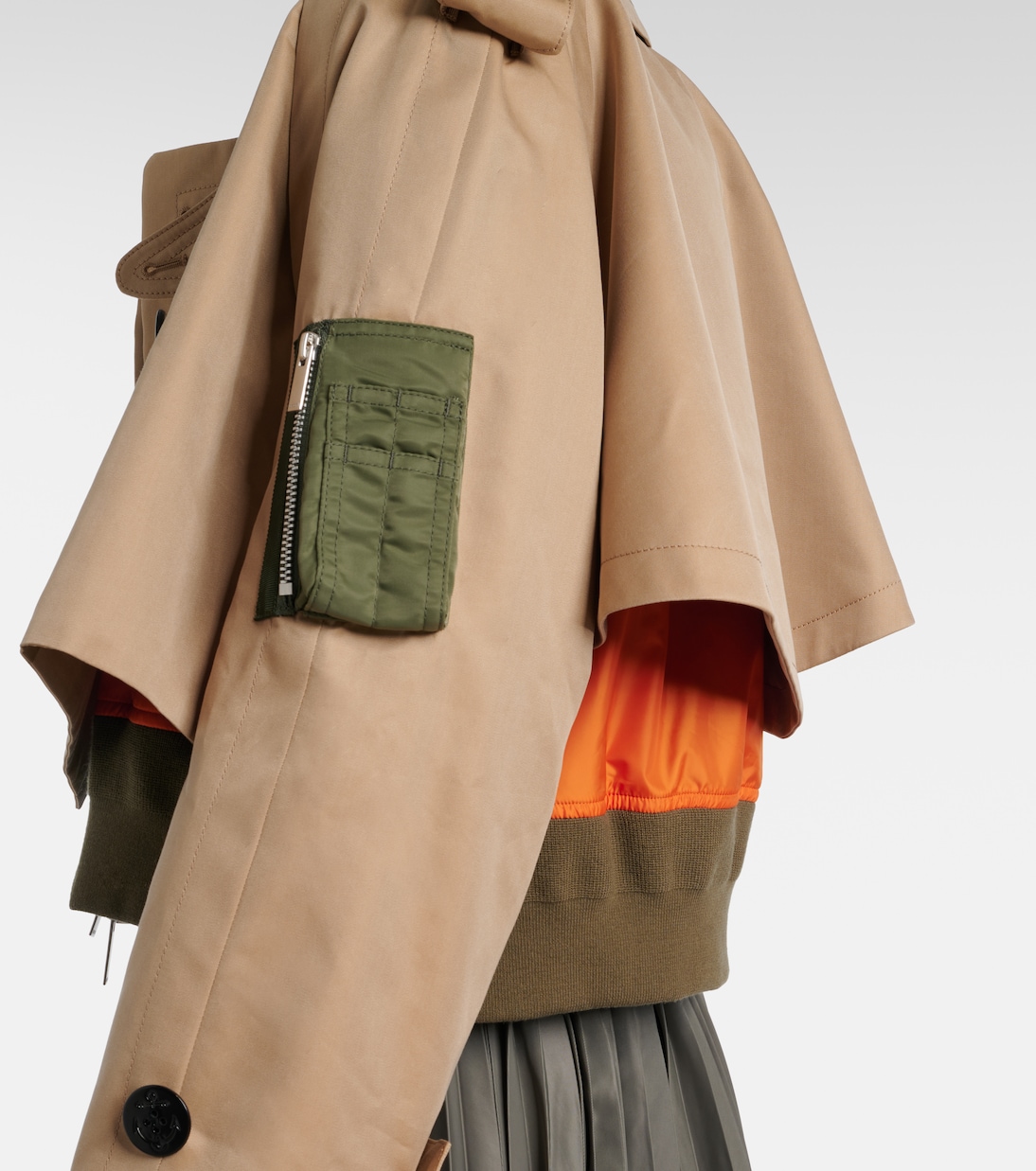 Bomberjacke aus einem Baumwollgemisch | Sacai