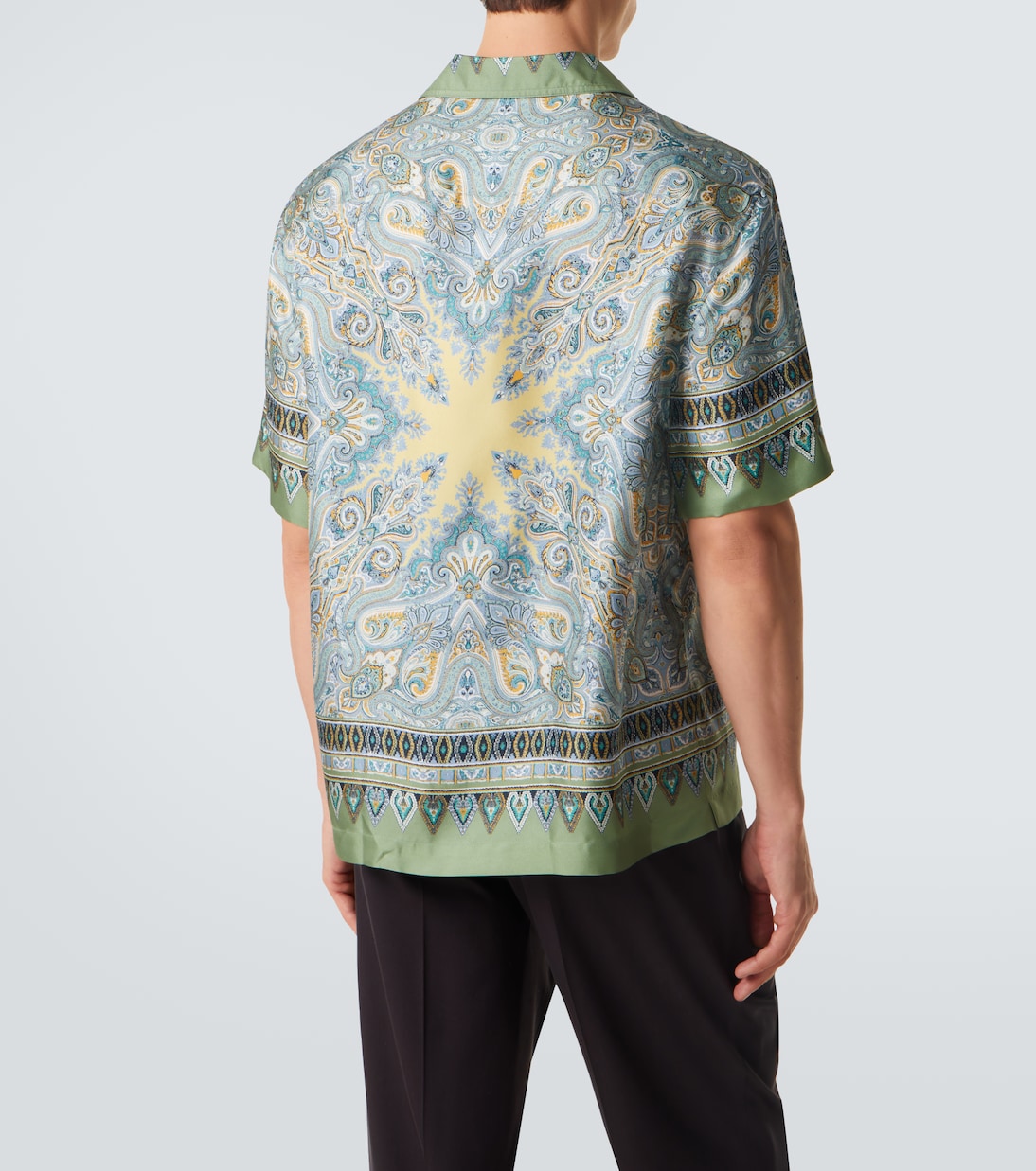 Camicia in twill di seta con stampa | Etro
