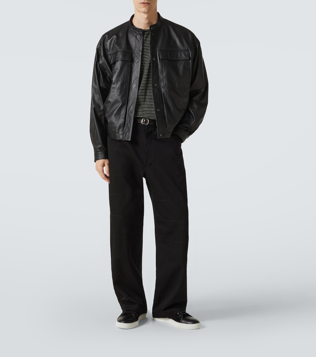 Baskets DBB1 en daim et cuir | Lanvin