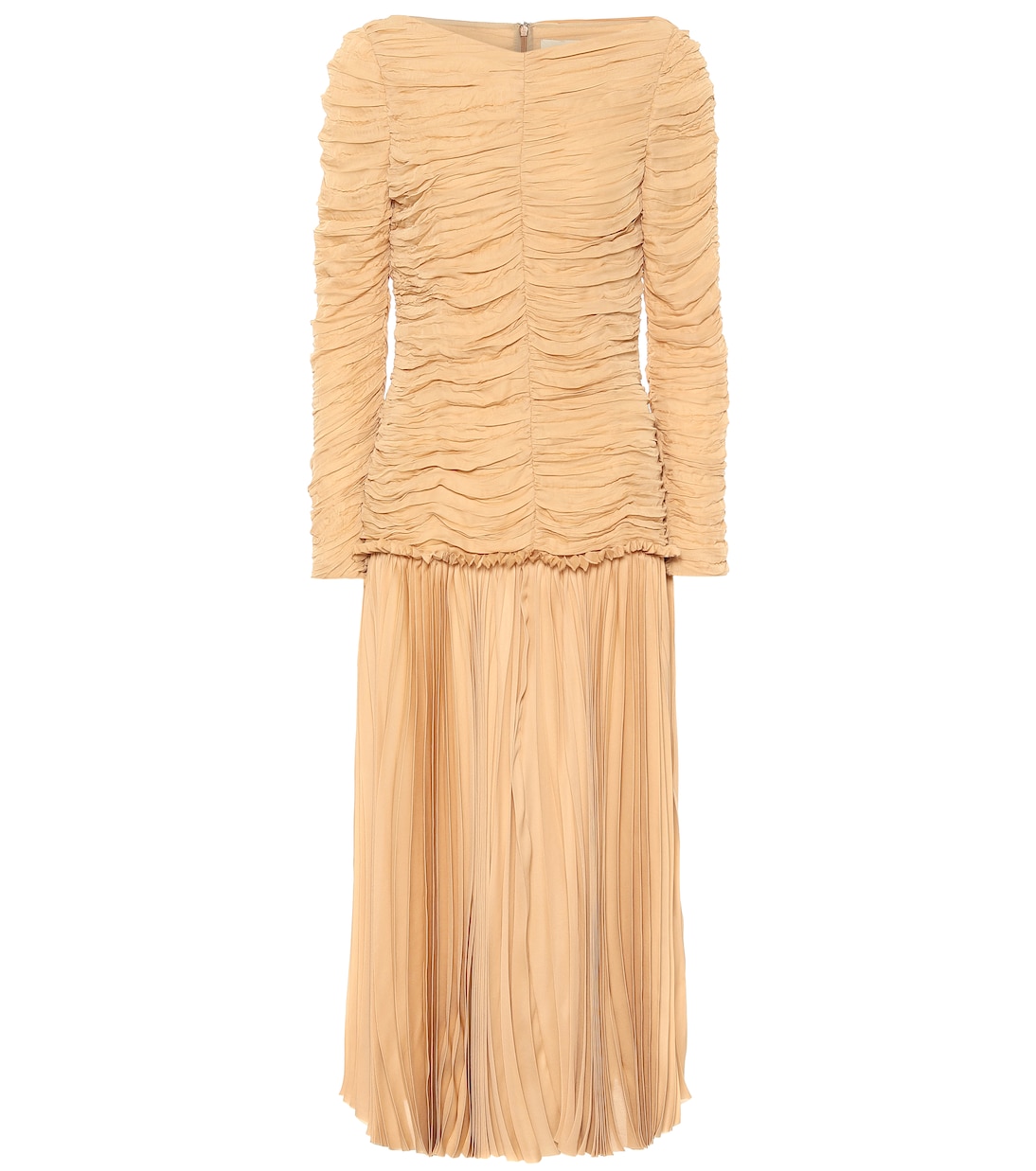 Abito midi Nanna in georgette di seta | Khaite