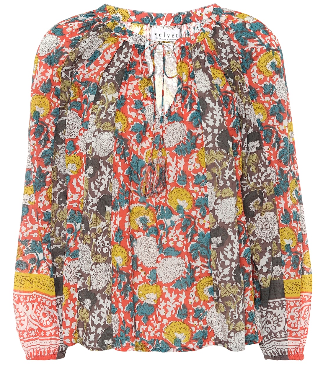 Blusa Paz a stampa floreale in cotone | Velvet