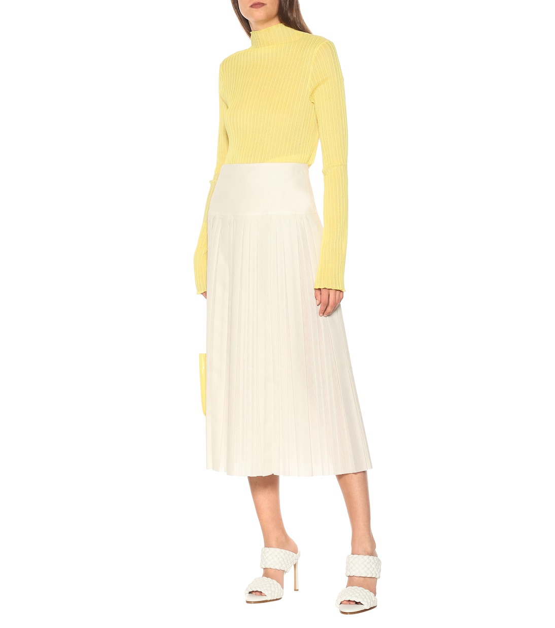 Blouse Eloine en lin et dentelle | Jil Sander