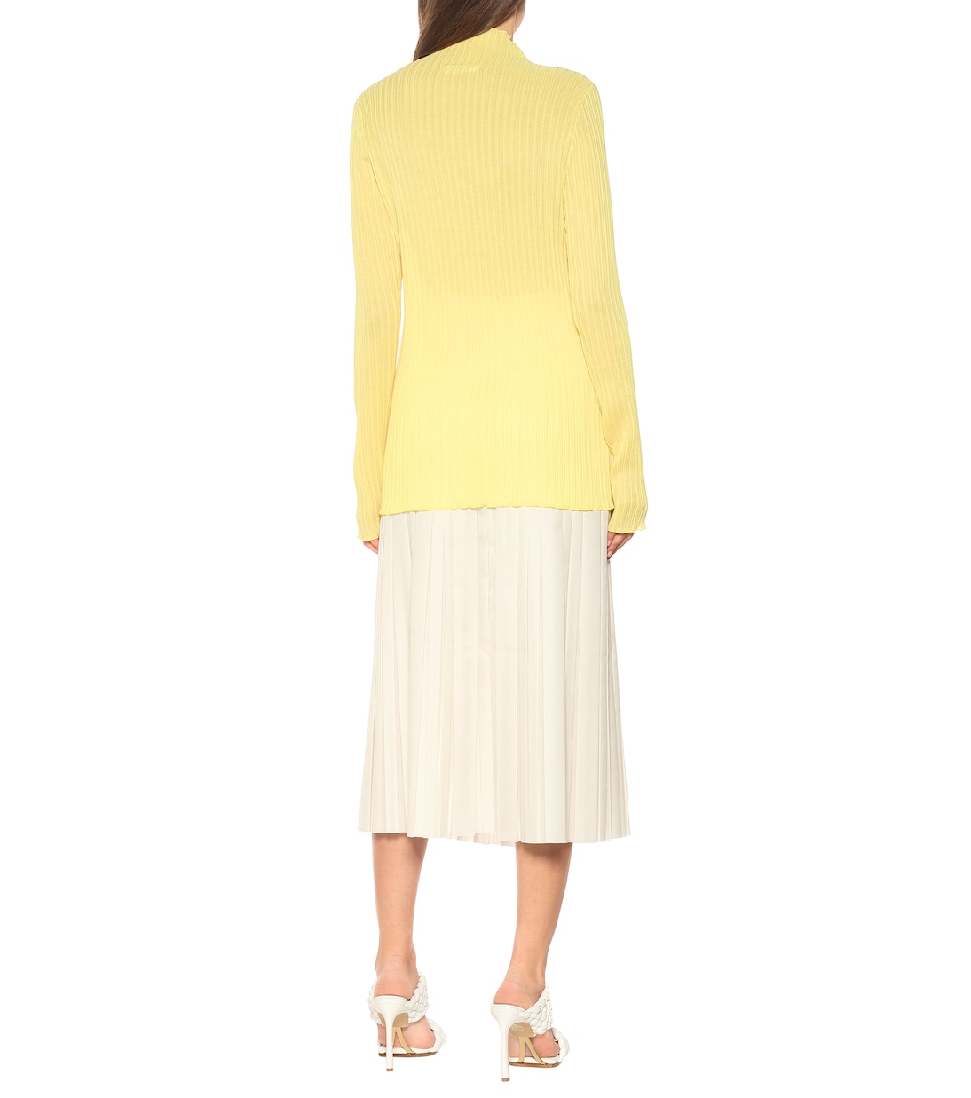 Blouse Eloine en lin et dentelle | Jil Sander