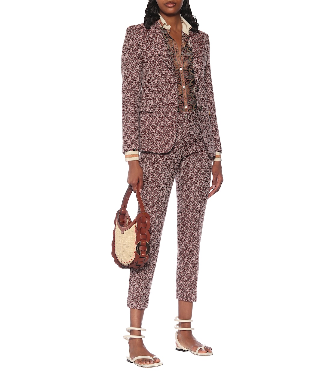 Pantaloni a stampa in crêpe | Etro