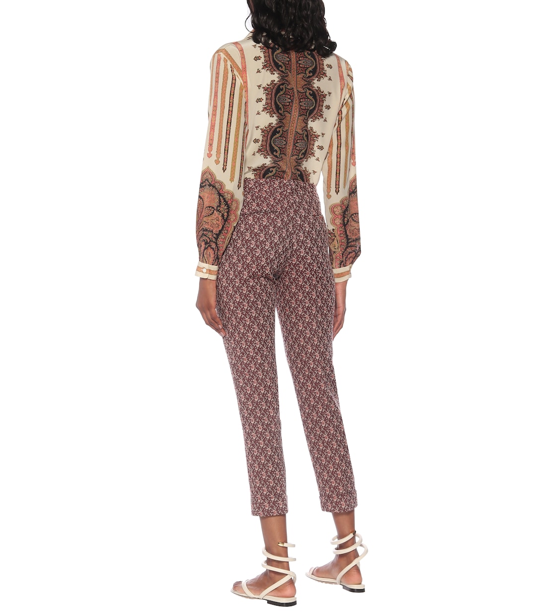 Pantaloni a stampa in crêpe | Etro