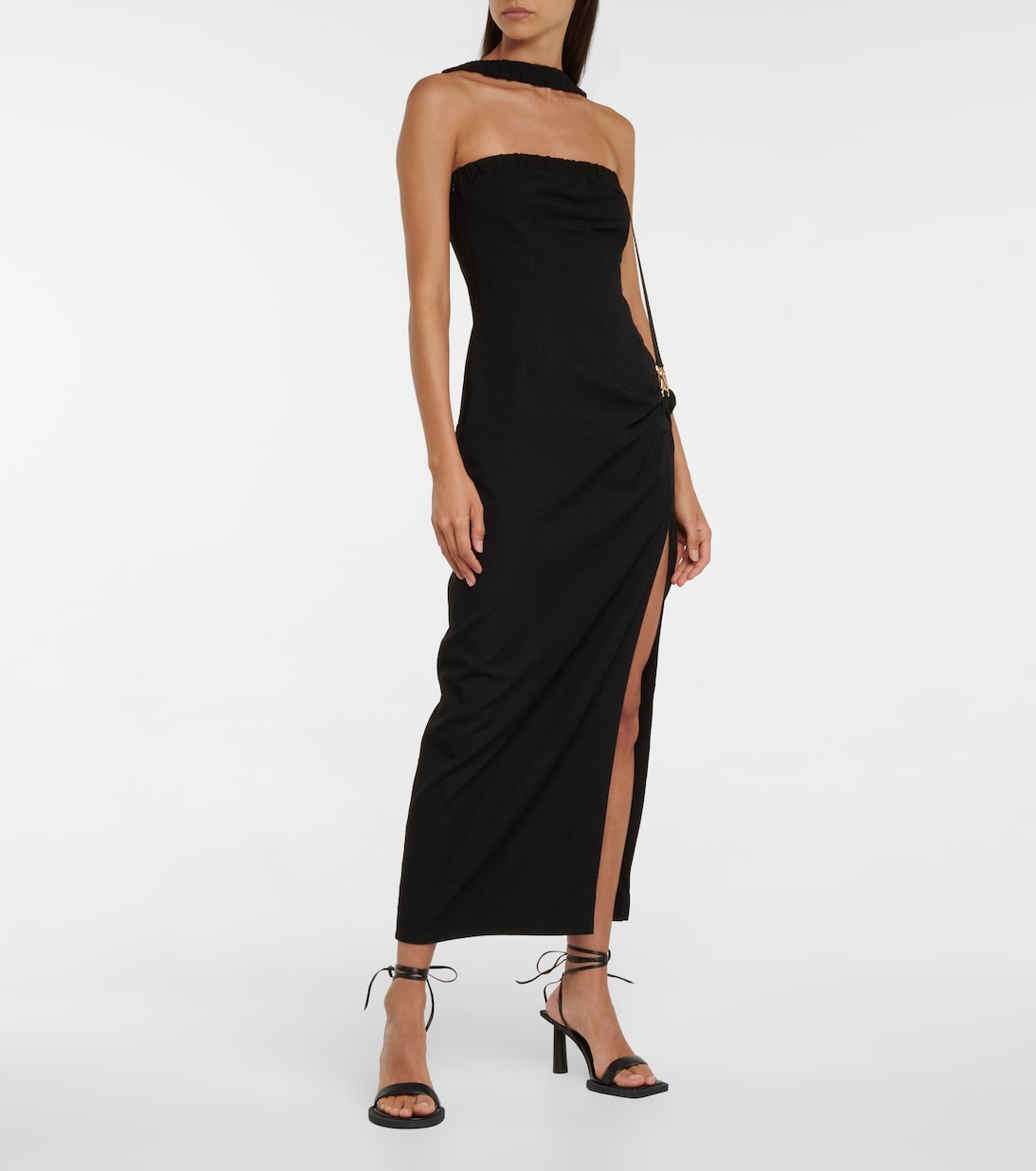 La Robe Ventoux halterneck midi dress | Jacquemus