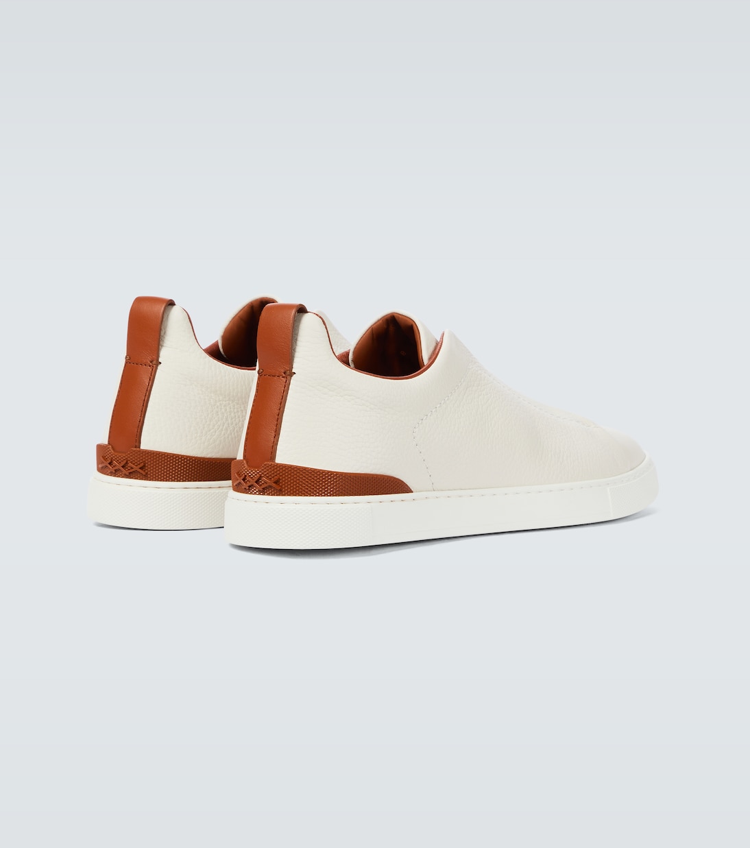 Triple Stitch leather sneakers | Zegna