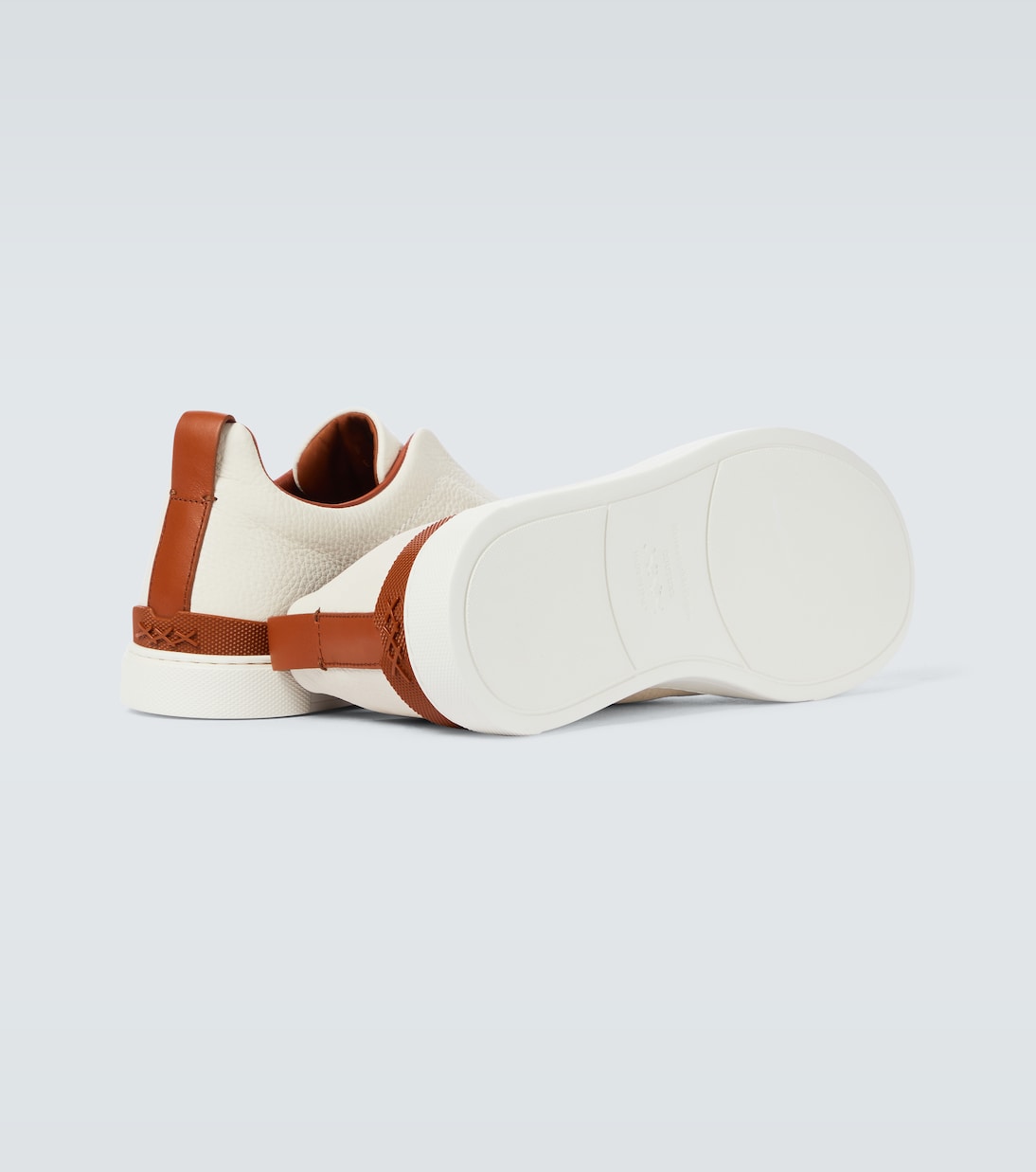 Triple Stitch leather sneakers | Zegna