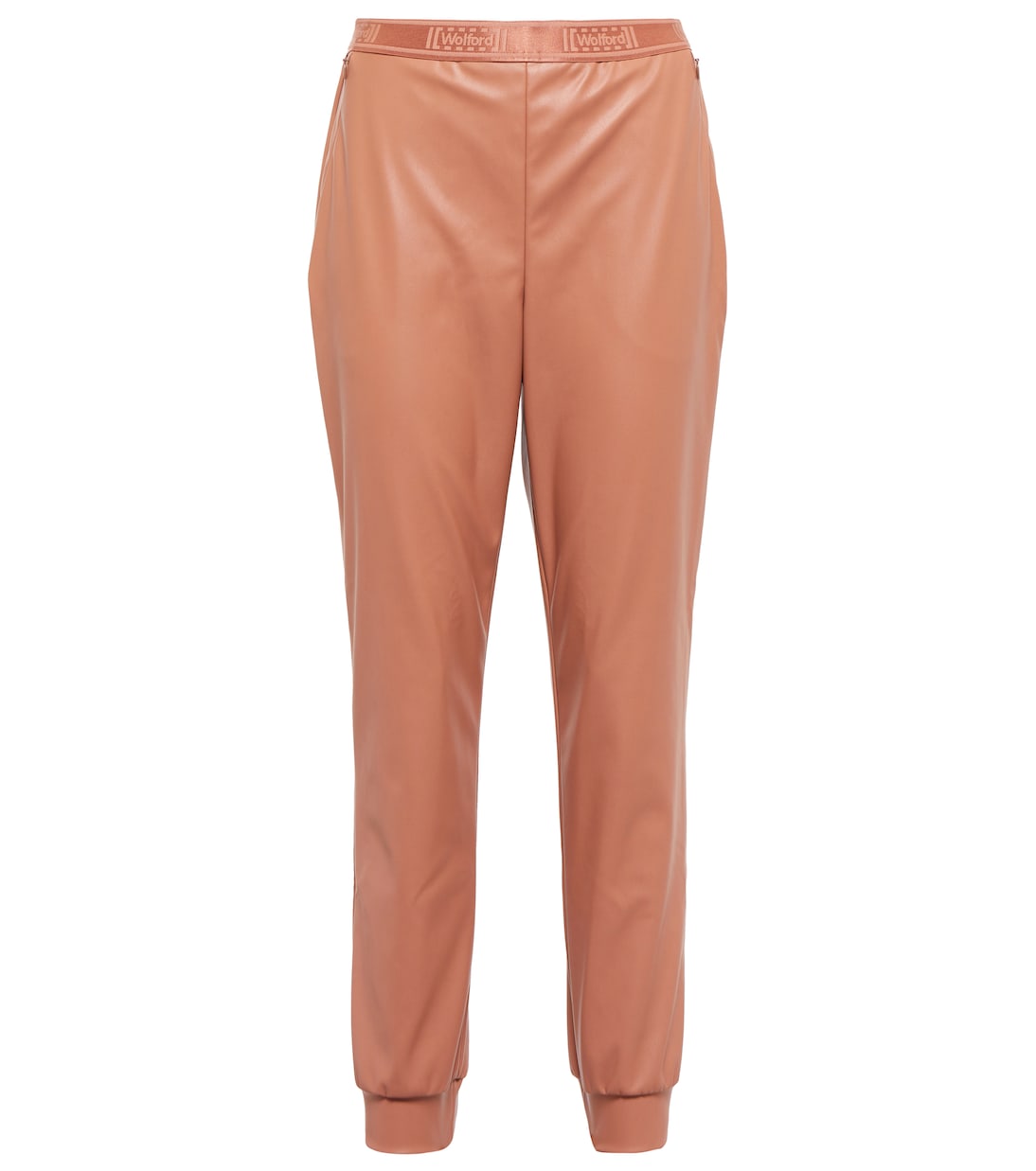 High-Rise-Hose aus Lederimitat | Wolford