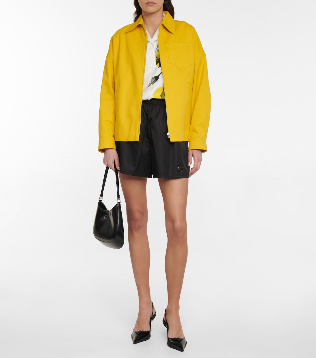 Jacke aus Baumwoll-Twill | Prada