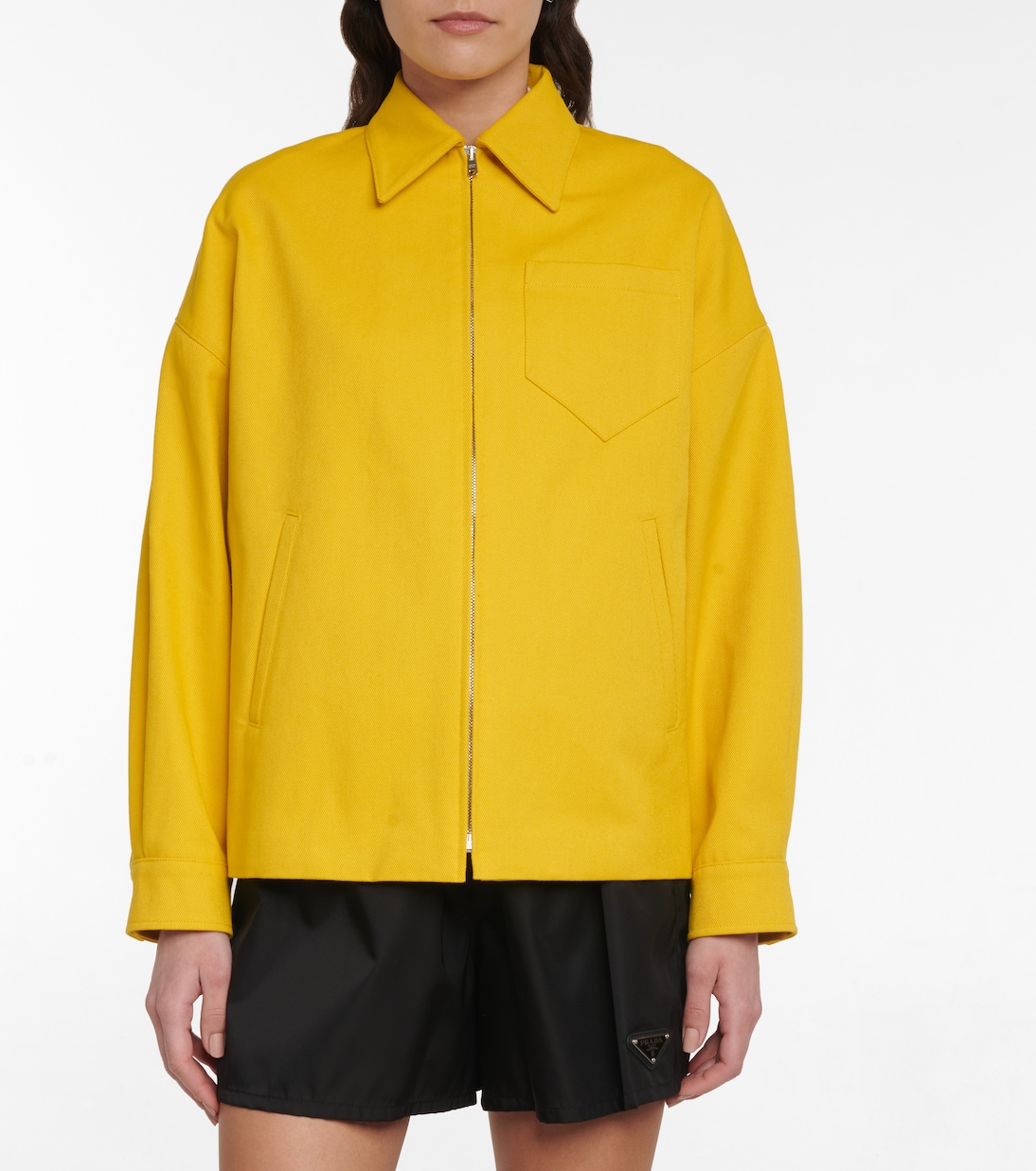 Jacke aus Baumwoll-Twill | Prada