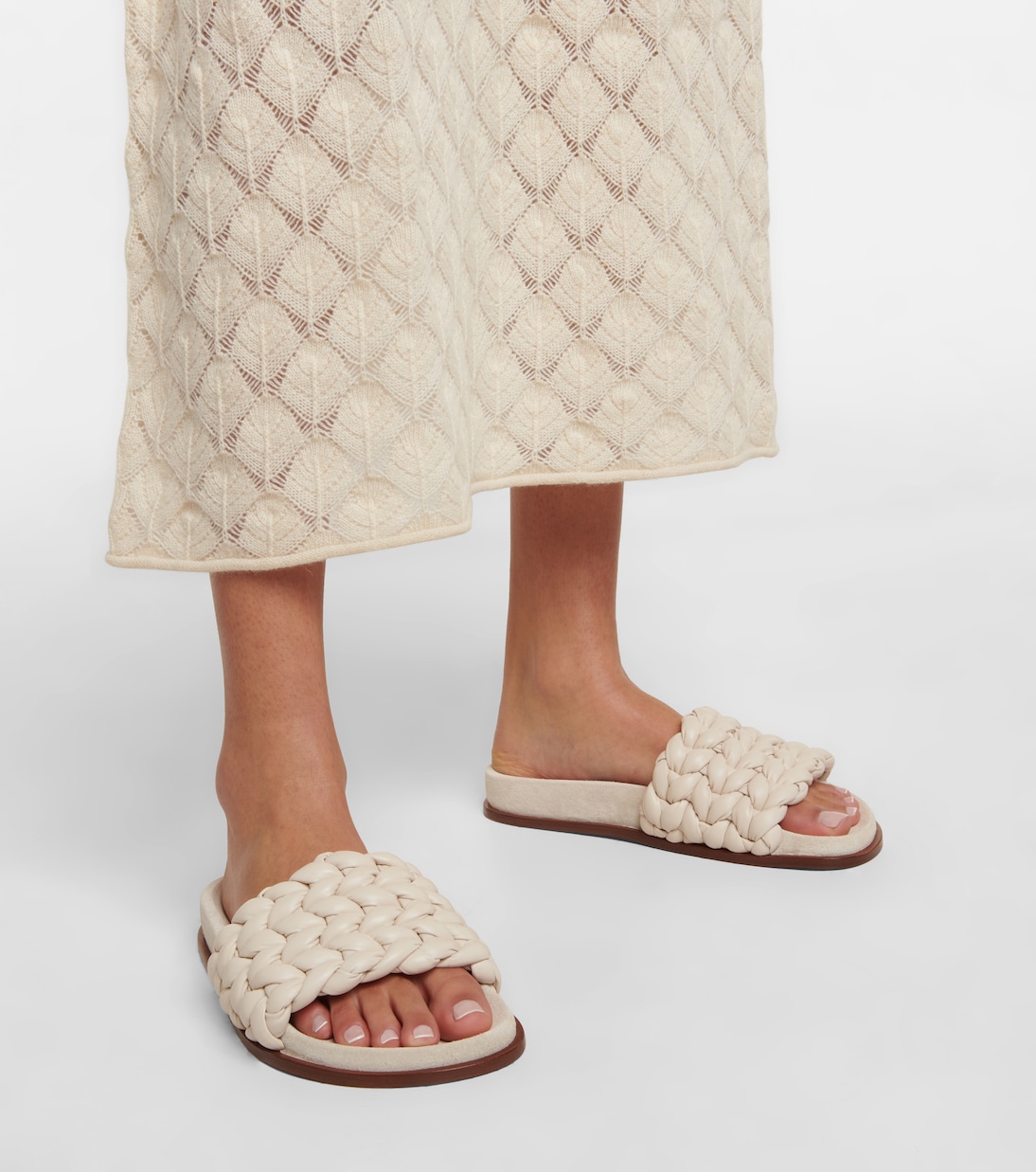 Kacey leather slides | Chloé