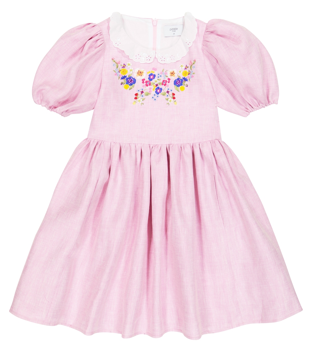 Besticktes Kleid aus Leinen | Paade Mode