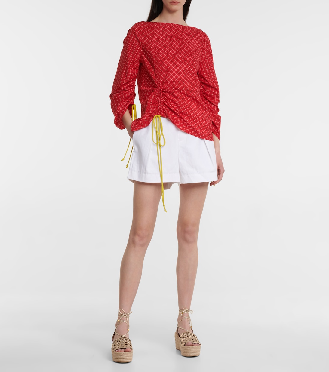 Leather platform espadrilles | Tory Burch