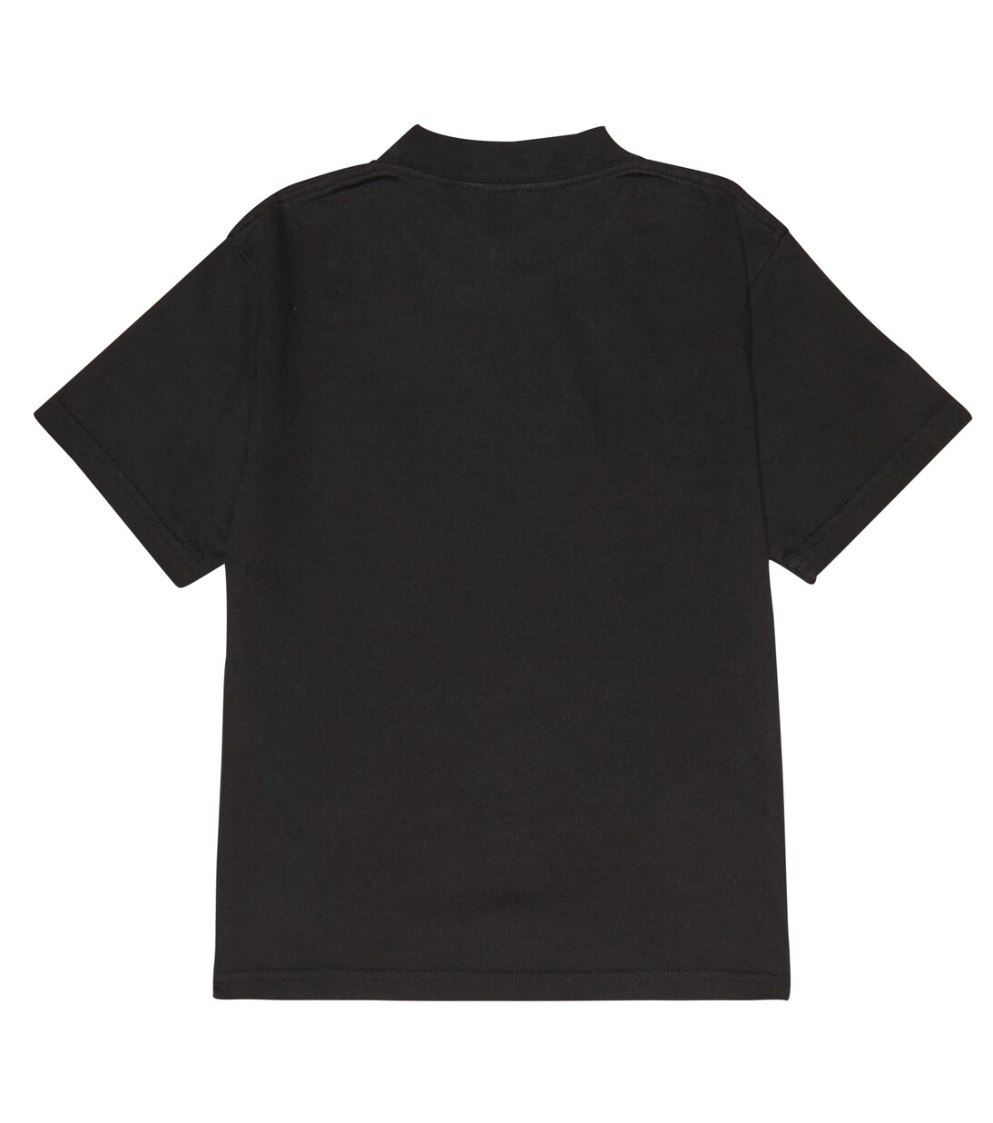 90 10 printed cotton T shirt in black Balenciaga Kids Mytheresa