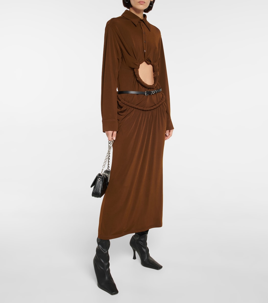 Belted jersey midi skirt | Y/Project