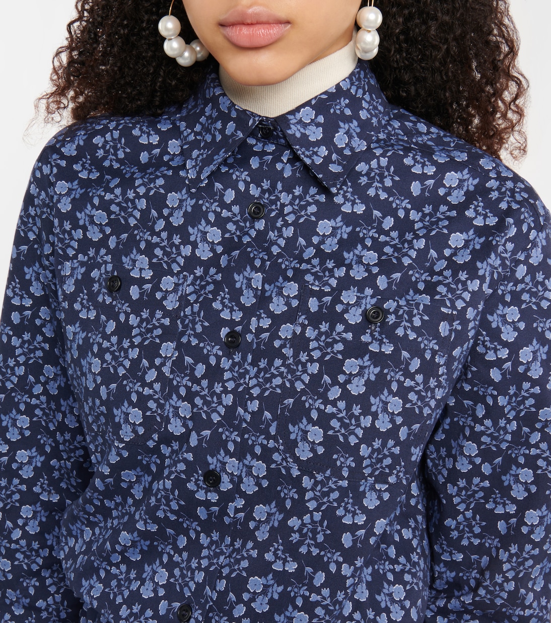 Hemdblusenkleid Pixie aus Baumwolle | A.P.C.