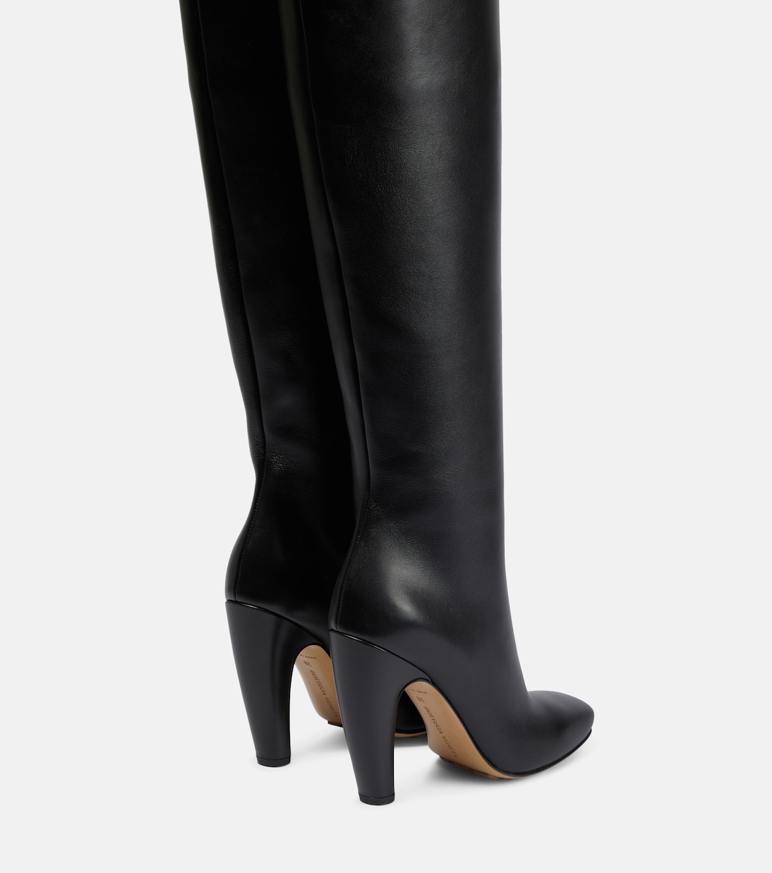 Leather over-the-knee boots | Bottega Veneta