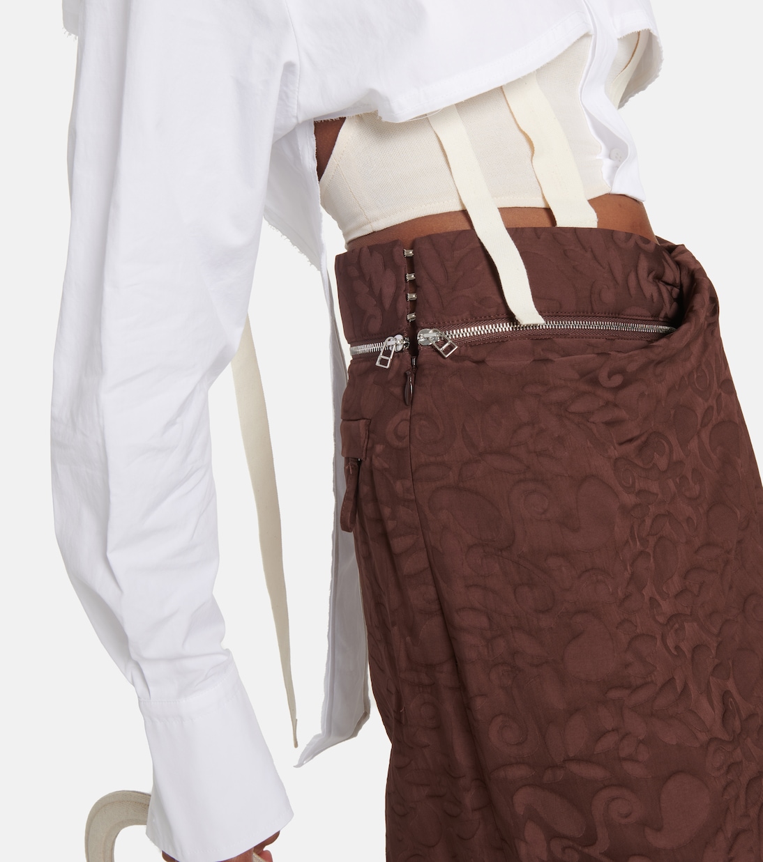 La Jupe Bodri printed wrap skirt | Jacquemus