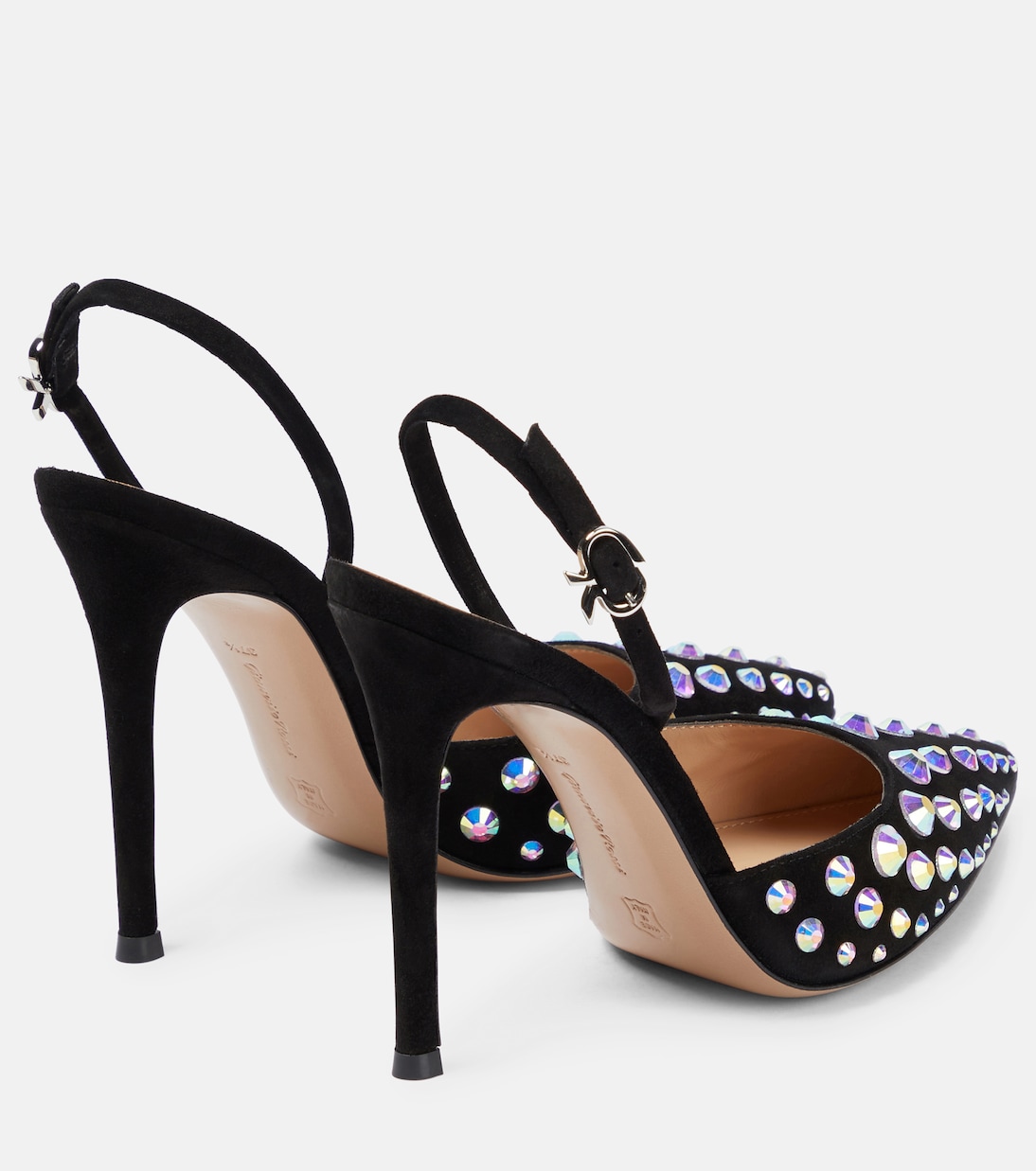 Spectra embellished slingback pumps | Gianvito Rossi