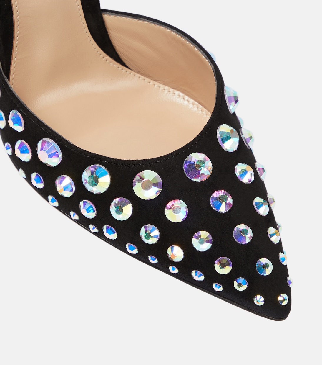 Spectra embellished slingback pumps | Gianvito Rossi