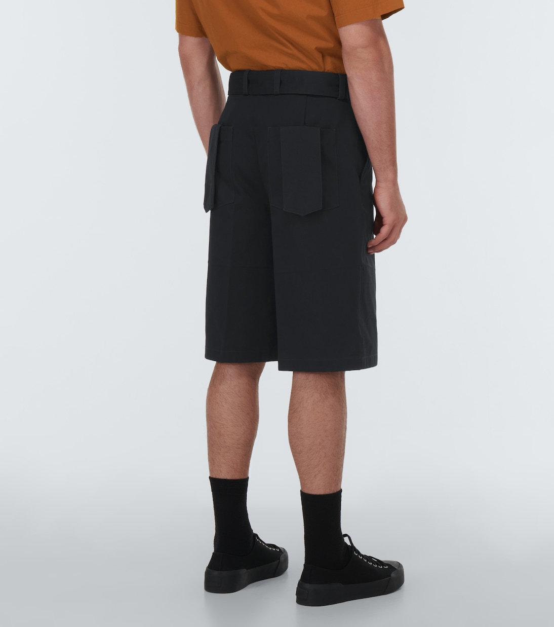 Shorts de lana con cinturón | Jil Sander