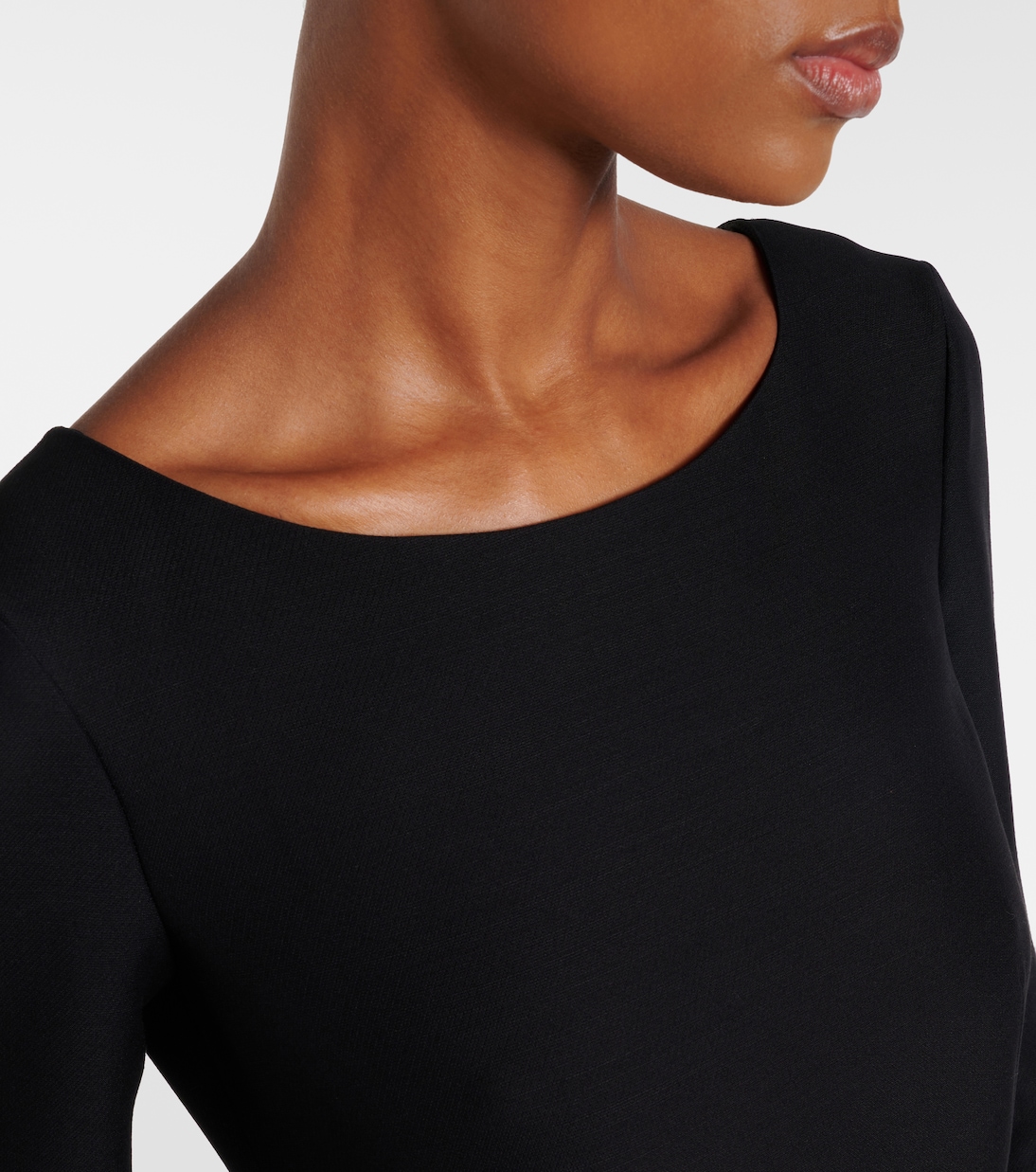 Abito midi Lilibet in lana e seta | The Row