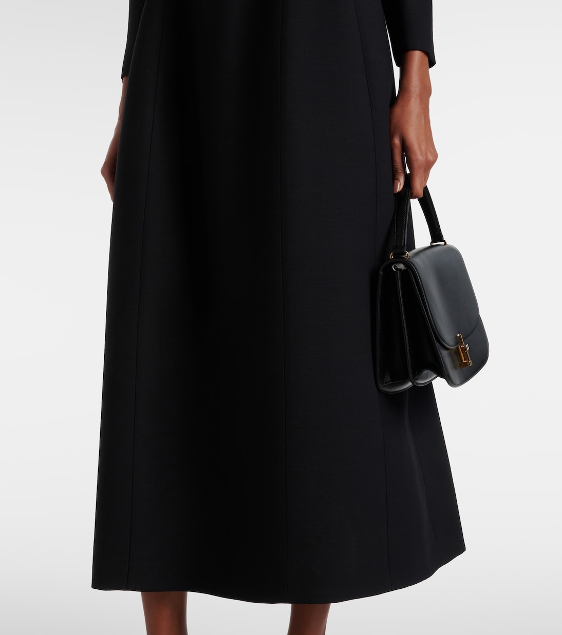 Abito midi Lilibet in lana e seta | The Row