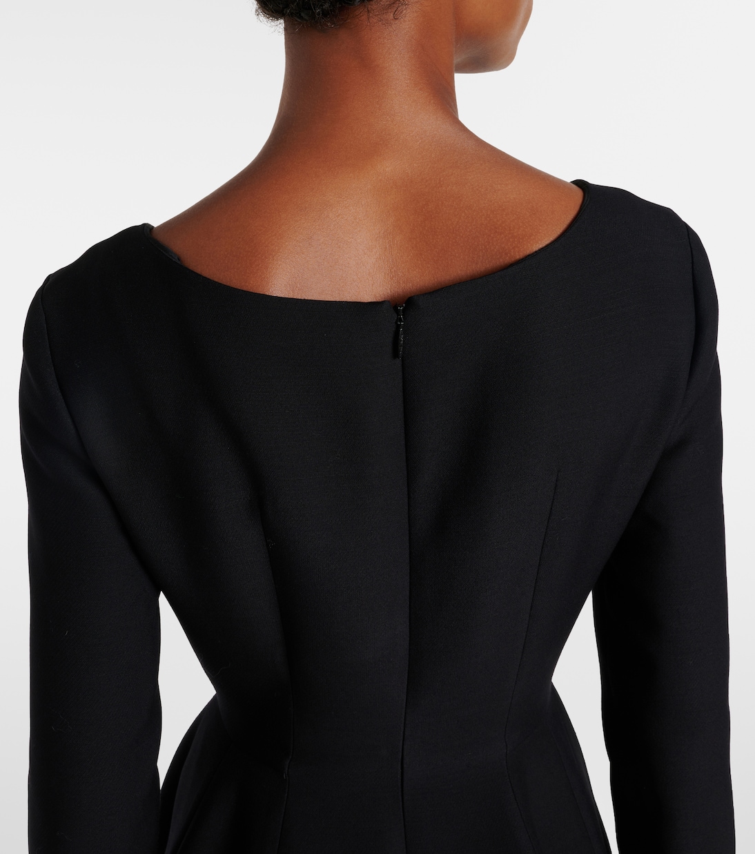 Abito midi Lilibet in lana e seta | The Row