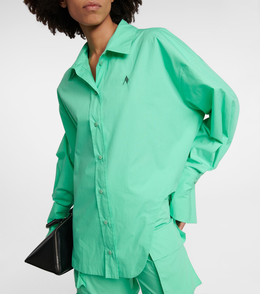 Chemise Diana en toile de coton | The Attico