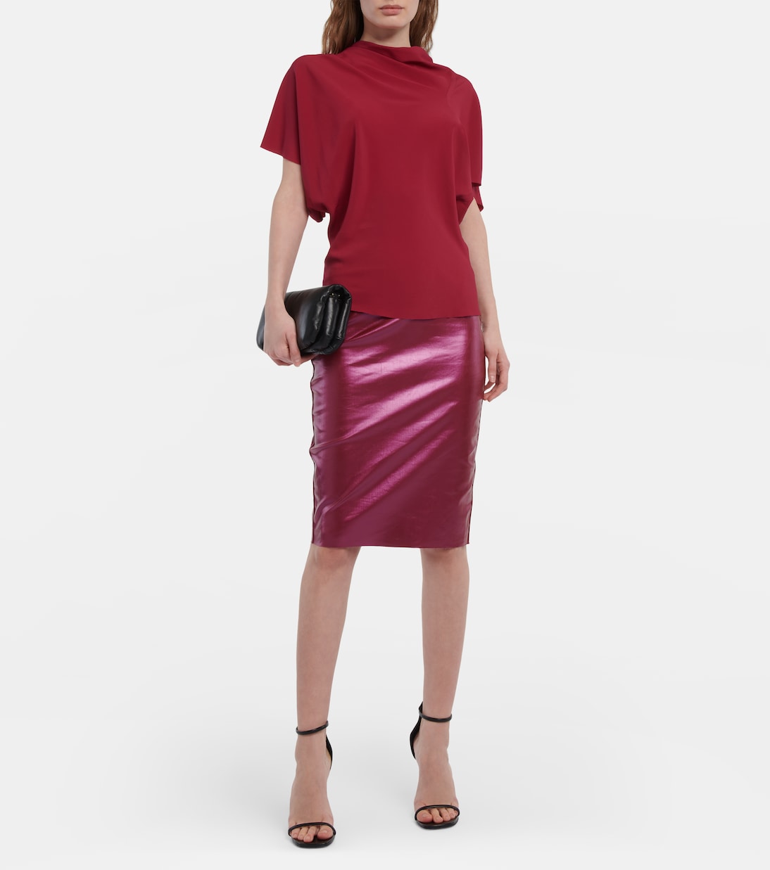 Asymmetrical silk-blend top | Rick Owens