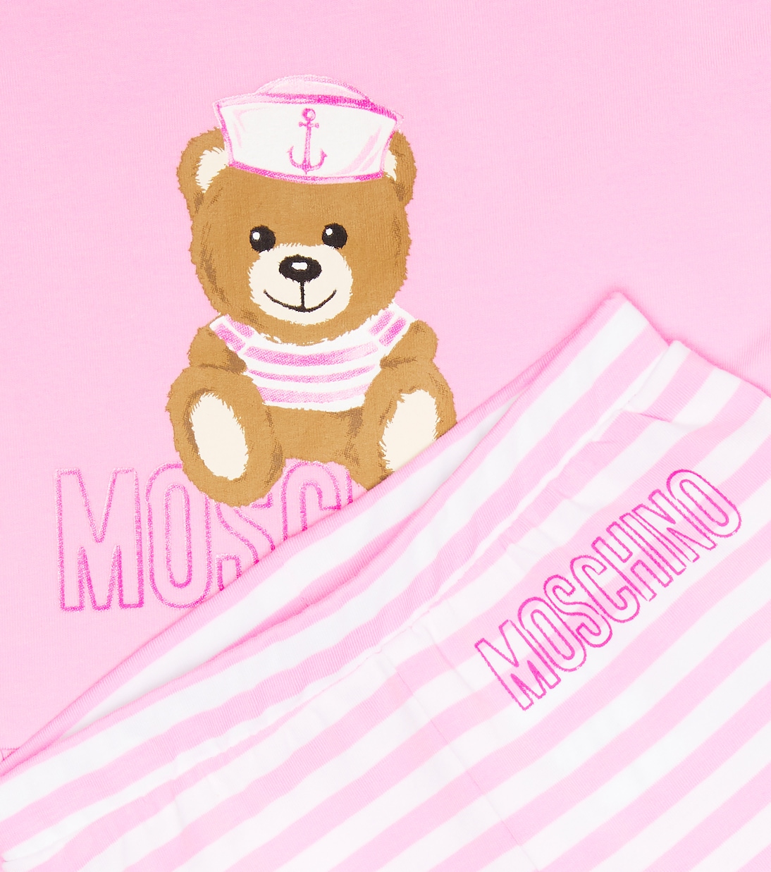Baby - T-shirt e leggings in misto cotone | Moschino Kids