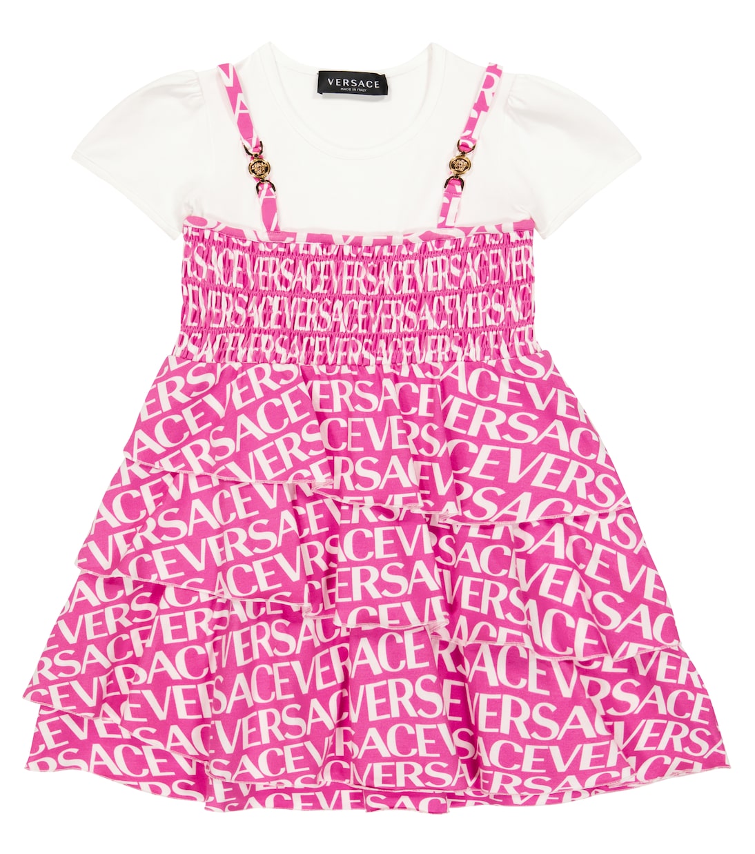 Bebé - vestido en mezcla de algodón | Versace Kids