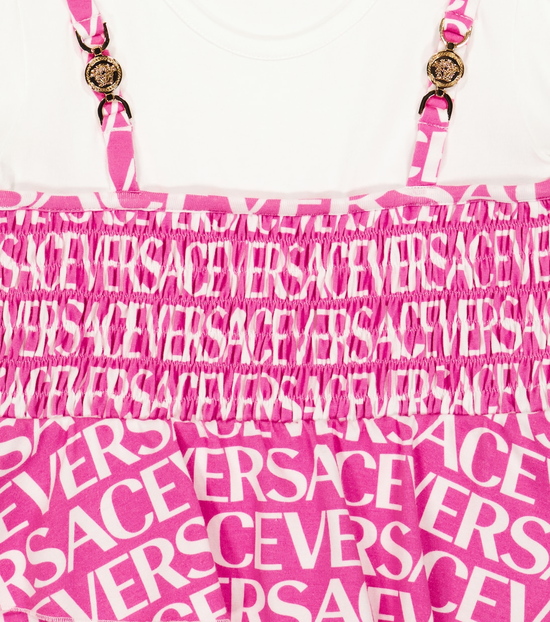 Bebé - vestido en mezcla de algodón | Versace Kids