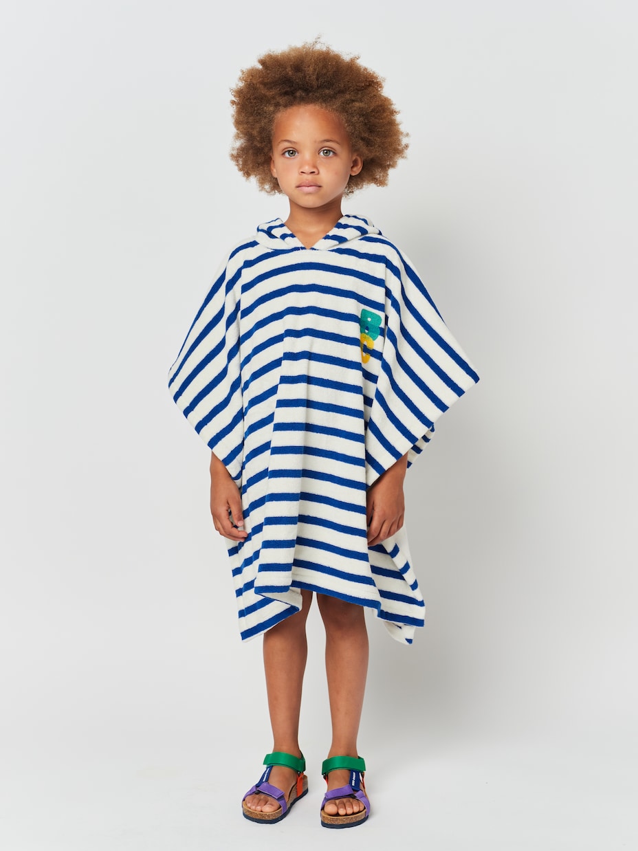 Striped terry bathrobe | Bobo Choses