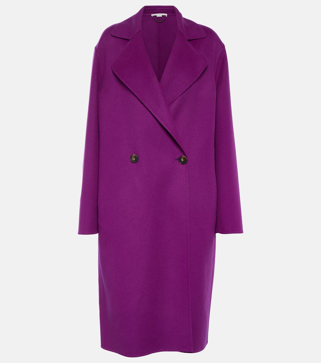 Abrigo cruzado de lana oversized | Stella McCartney