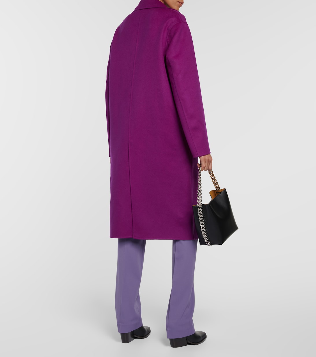 Abrigo cruzado de lana oversized | Stella McCartney