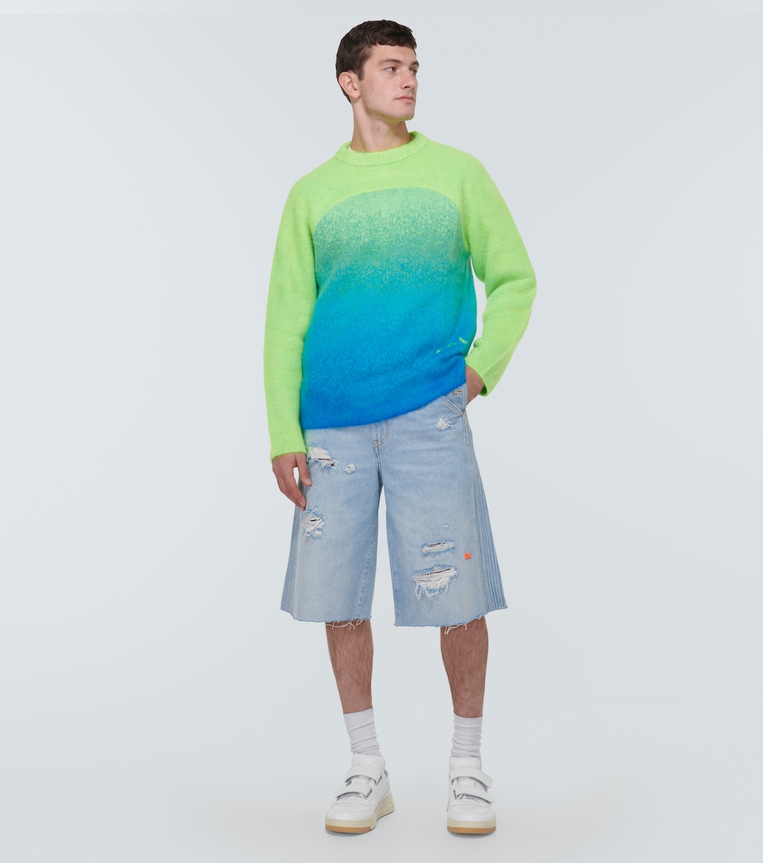 Pull Rainbow en mohair mélangé | ERL