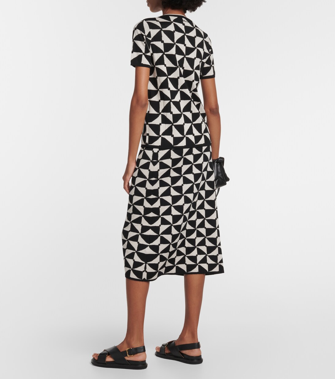 Enza high-rise wool midi skirt | 'S Max Mara