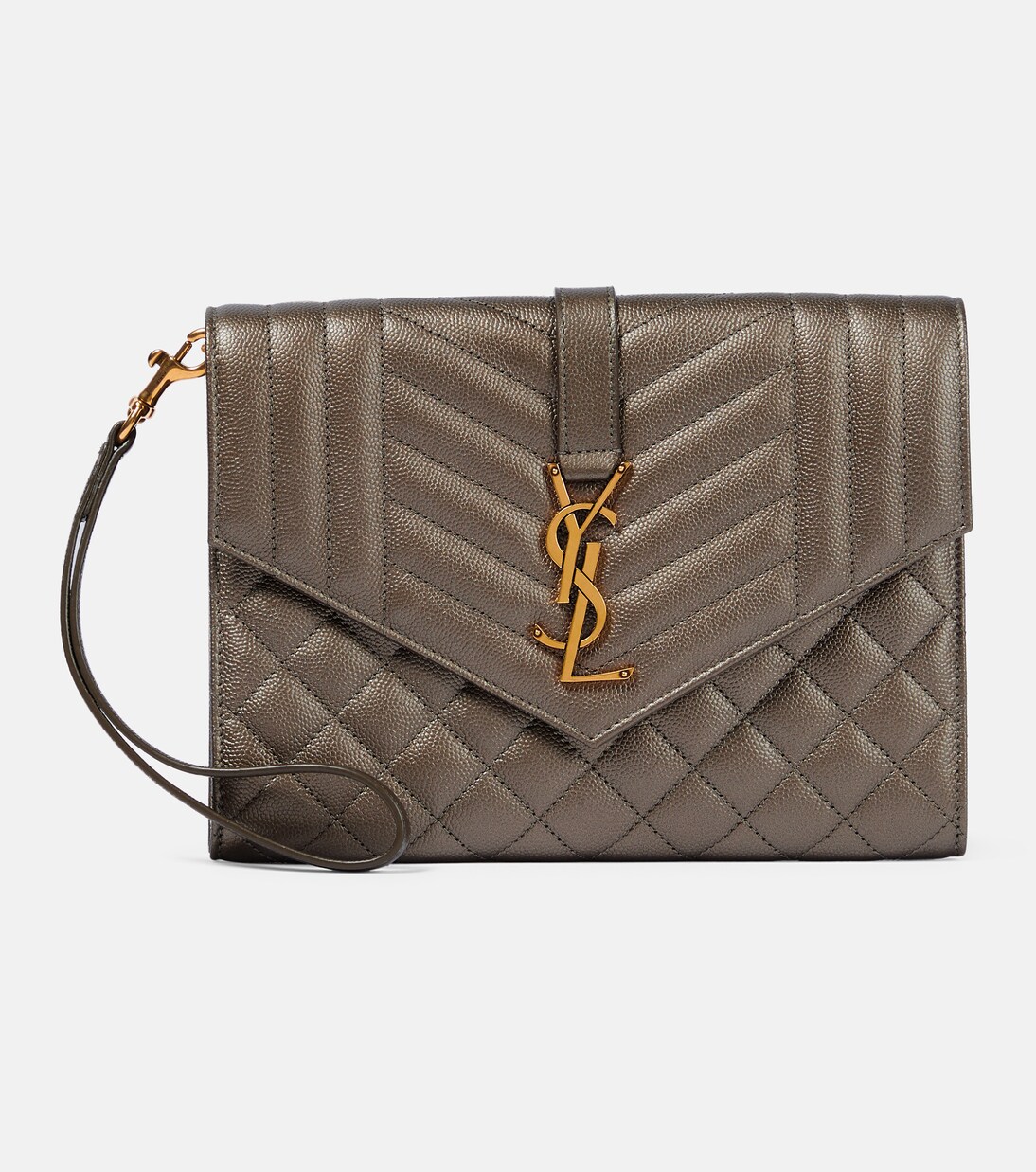 Saint laurent envelope clutch top