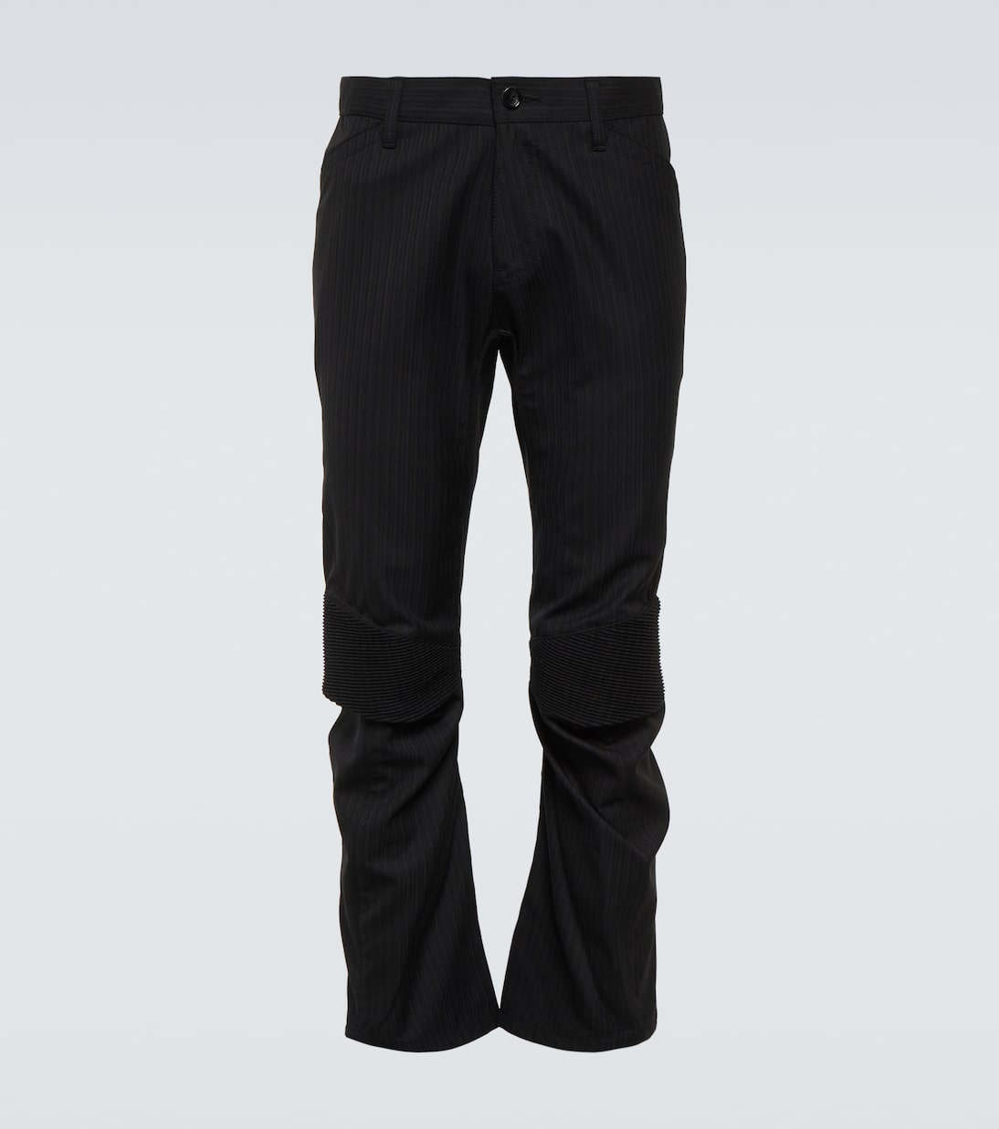 Pantalones de lana virgen a rayas | Junya Watanabe