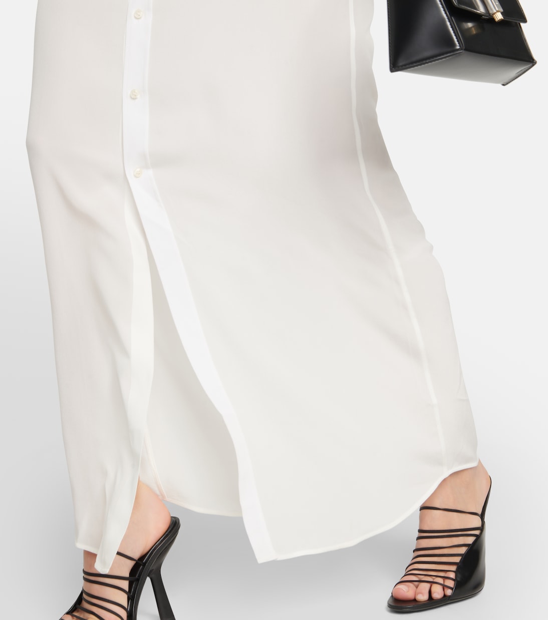 Layered silk maxi dress | Wardrobe.NYC