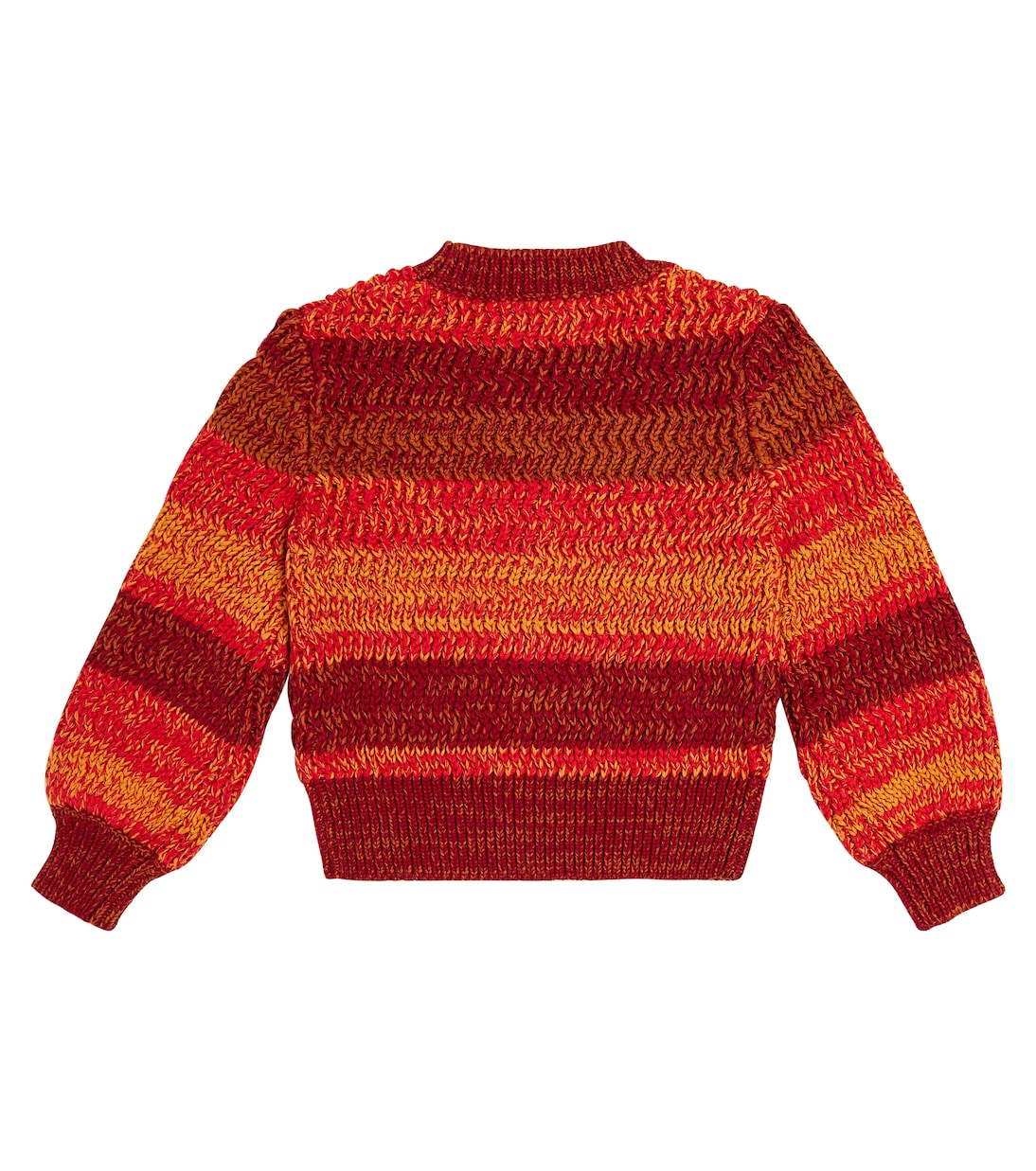 Jersey de algodón y lana a rayas | Chloé Kids