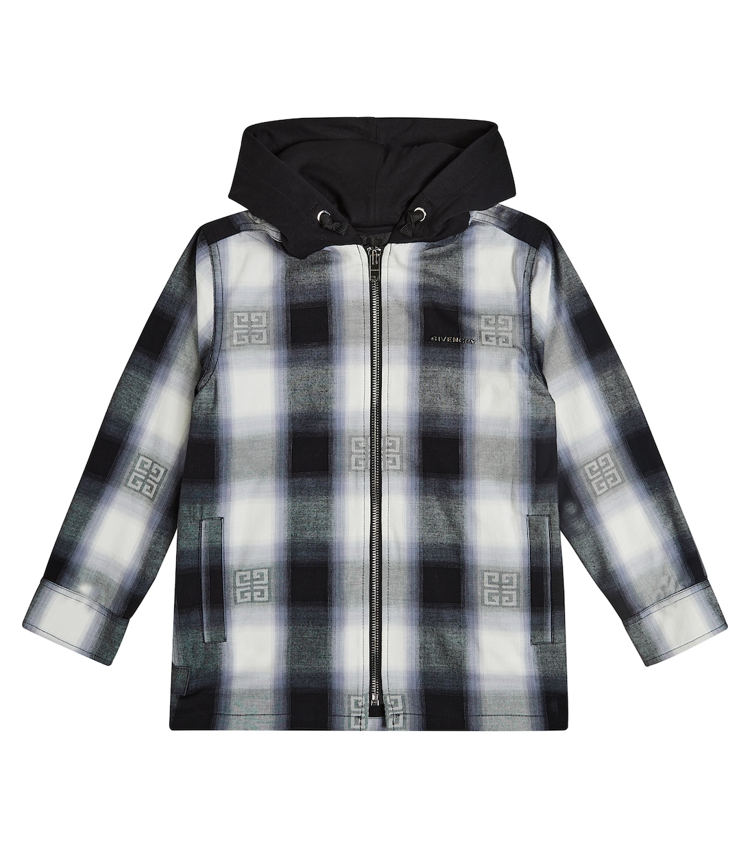 Giacca in cotone 4G a quadri | Givenchy Kids