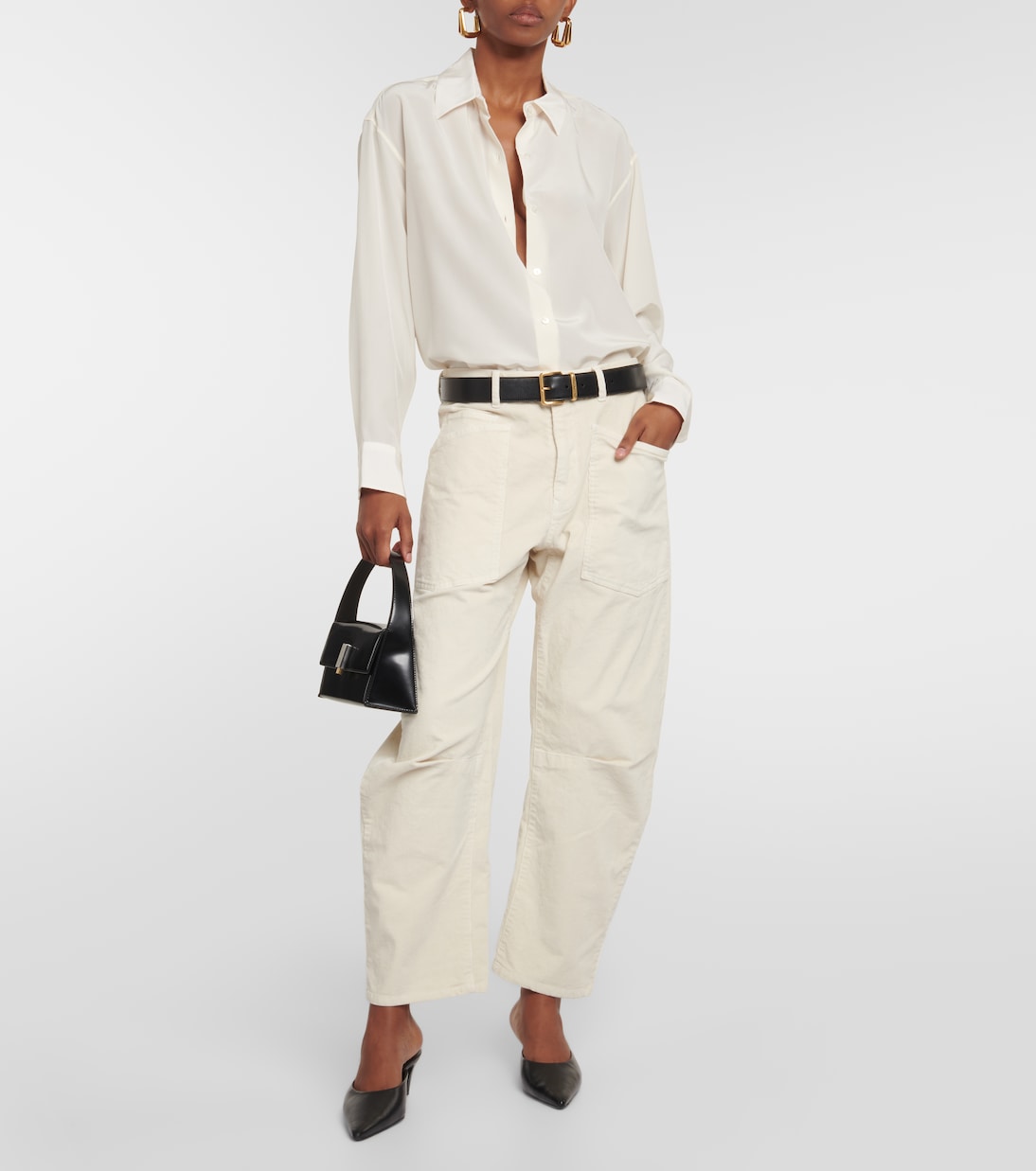 Oversize-Hemd Julien aus Seide | Nili Lotan