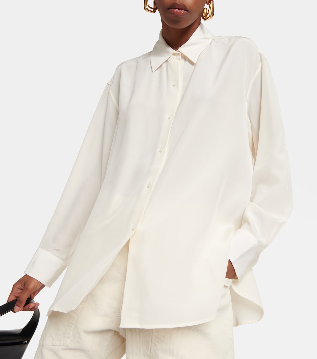 Oversize-Hemd Julien aus Seide | Nili Lotan
